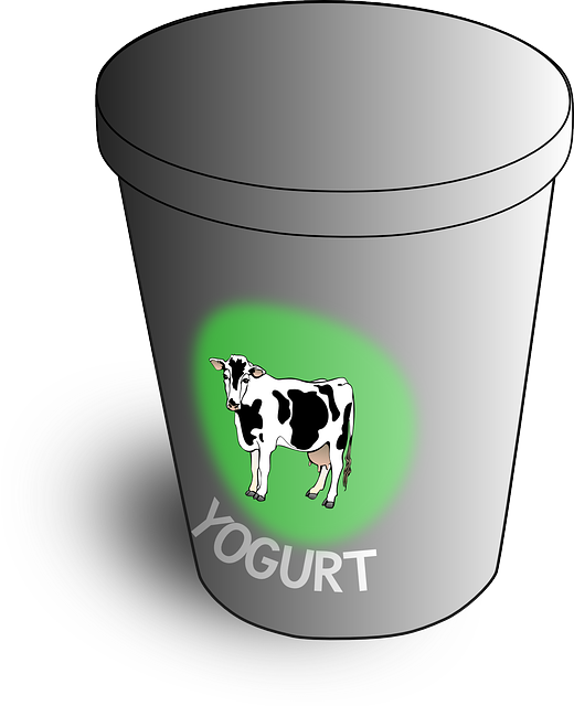 Yogurt. Image by OpenClipart-Vectors from Pixabay